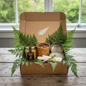 Authentic Matariki corporate gift box featuring native NZ products
