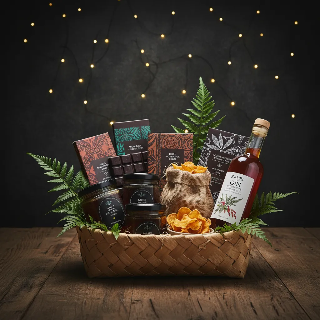 Gourmet Matariki food hamper with native ingredients