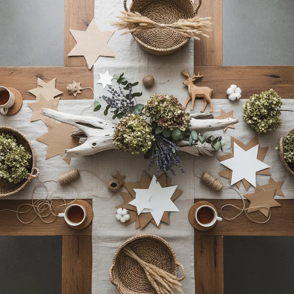 Sustainable and plastic-free materials for Matariki office decor