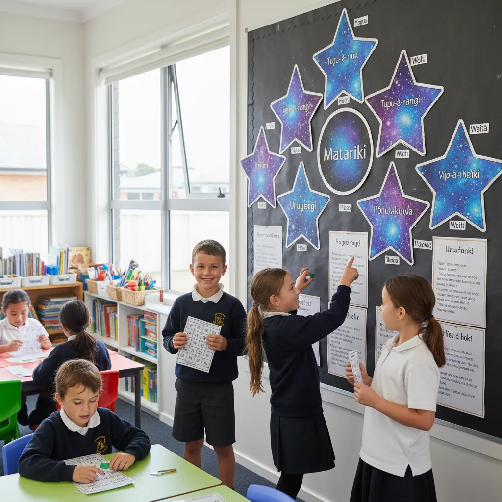 Classroom Matariki display and gamification activity