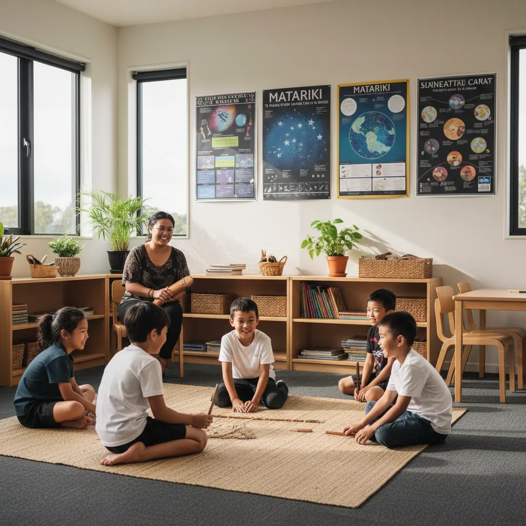 Educational setting for Matariki games