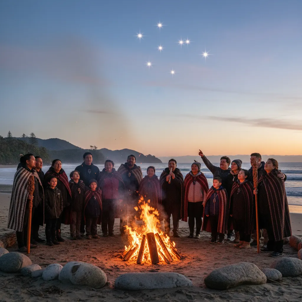 Community gathering for Matariki celebration